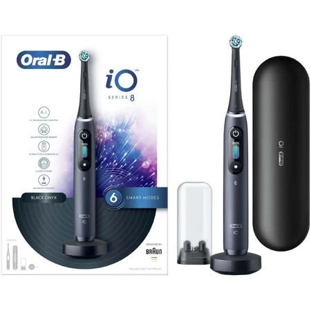 Електрична зубна щітка Oral-B iO Series 8 Black: ціни та характеристики