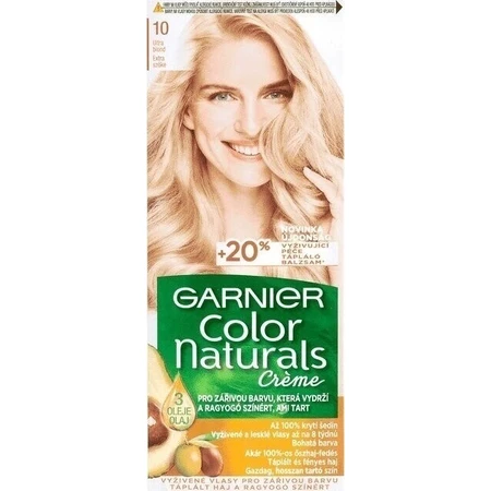 Фарба для перманентного фарбування волосся Garnier Color Naturals 10 Ультра-русявий 1×1 шт, колір волосся: ціни та характеристики
