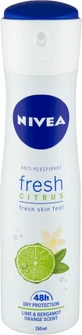 Nivea Дезодорант-спрей свежий цитрусовый, 150 мл