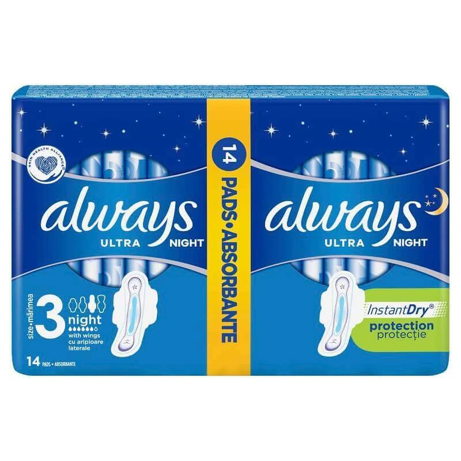Впитывающие Always Duo Pack Ultra Night, 14 штук, размер 3, P&G: цены и характеристики