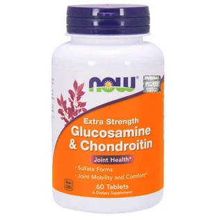 Now Foods Glucosamine & Chondroitin, глюкозамін з хондроїтином, 60 таблеток