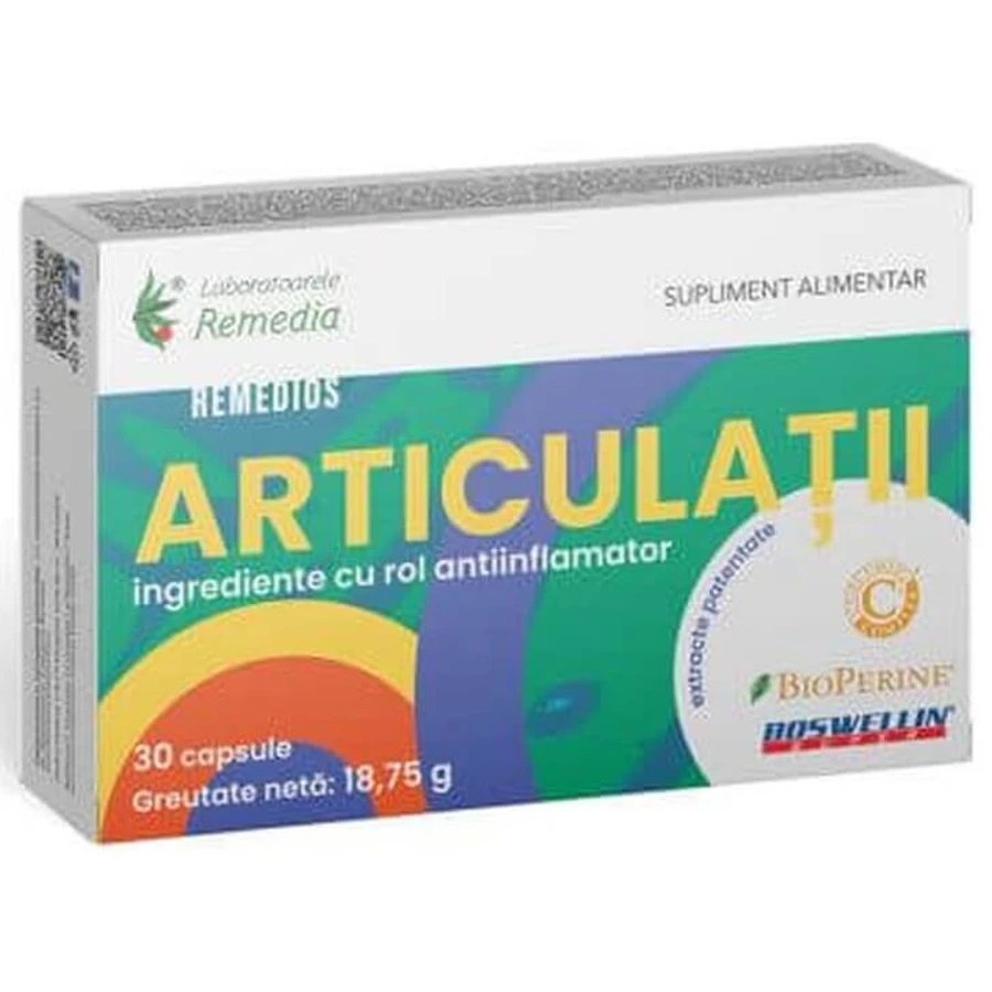 Артикуляція Remedia Articulatii, 30 капсул: ціни та характеристики
