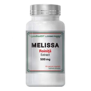 Экстракт мелиссы, 500 мг, 60 капсул, Cosmo Pharm