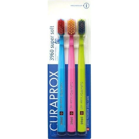 CURAPROX SENSITIVE CS 3960 supersoft 1×3 шт, надм'яка зубна щітка: ціни та характеристики