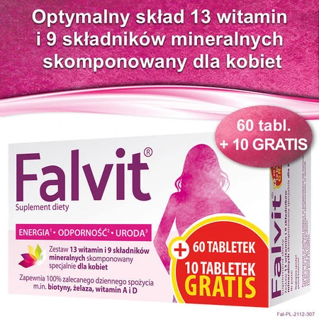 Фалвіт Jelfa Falvit, 70 таблеток: ціни та характеристики