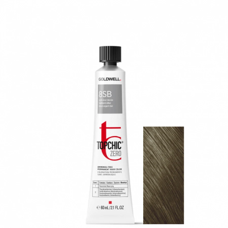 Перманентная краска для волос без аммиака Goldwell Topchic Zero 8SB 60 мл: цены и характеристики