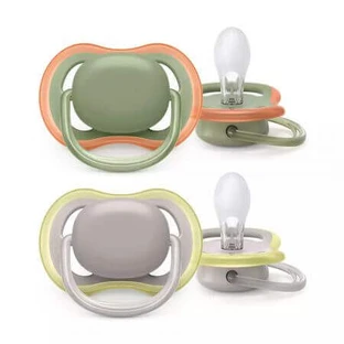 Пустышка Ultra Air, 6-18 месяцев, 2 штуки/нейтрус, Philips Avent