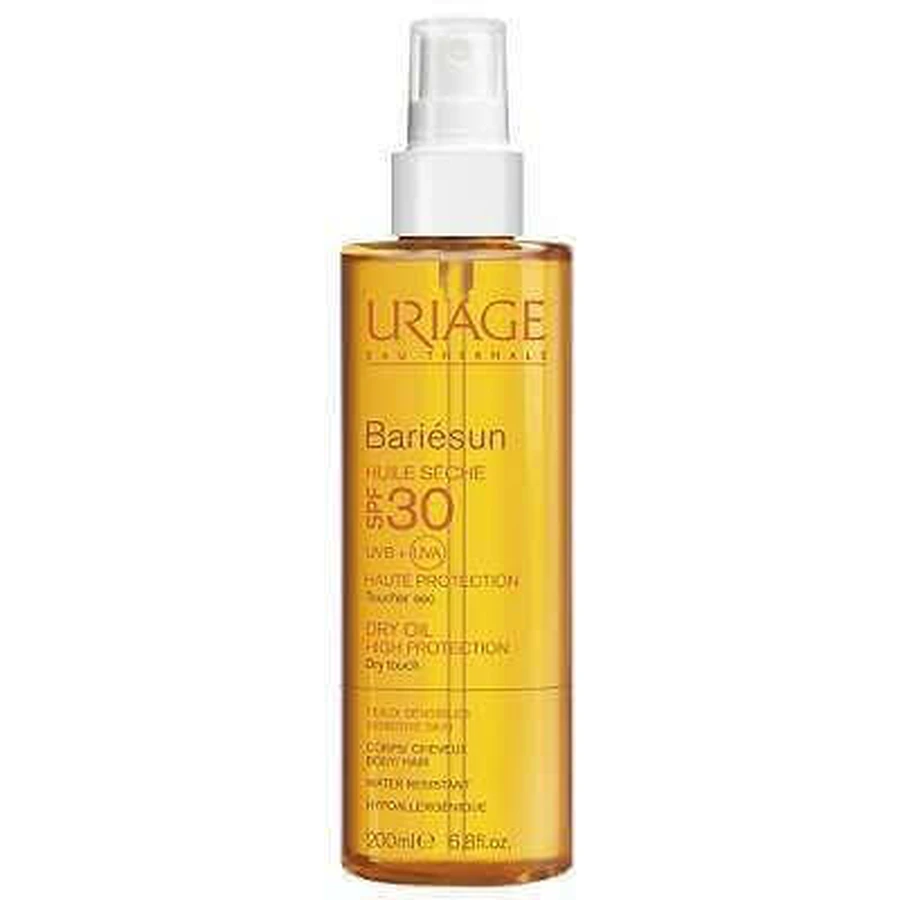 Суха сонцезахисна олія SPF 30 Bariesun, 200 мл, Uriage: ціни та характеристики
