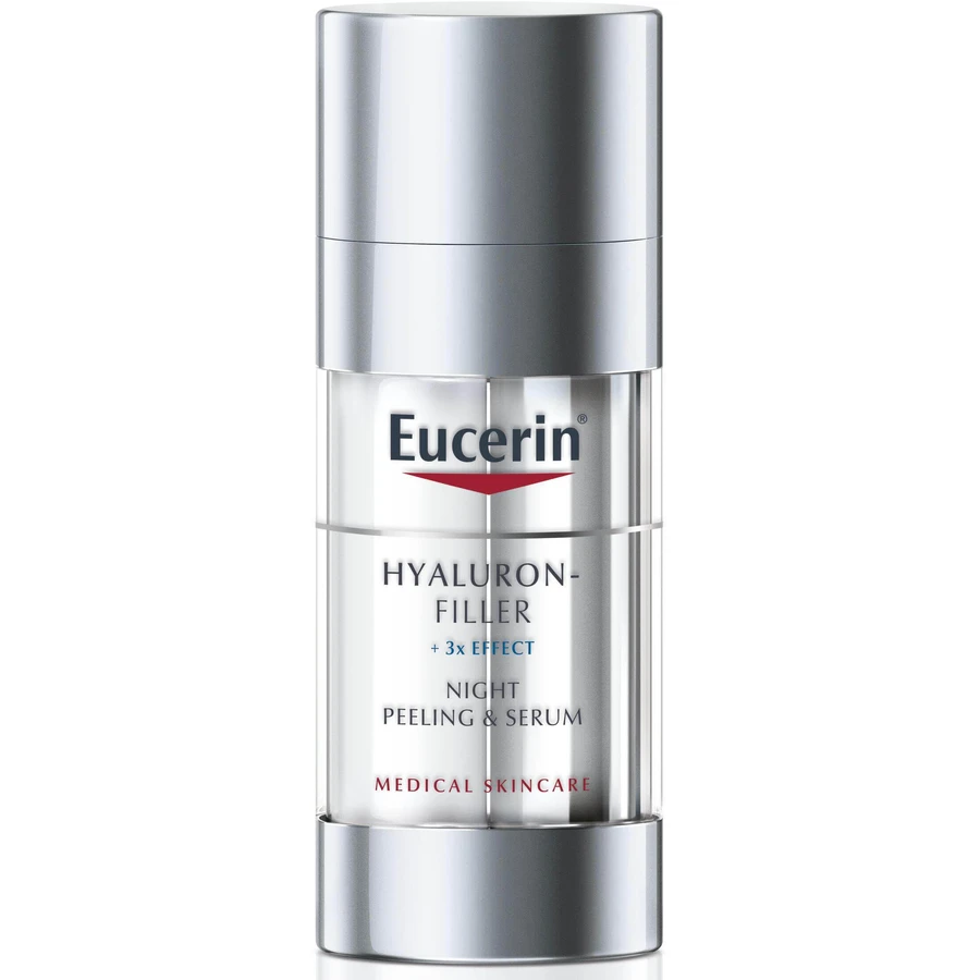Нічна сироватка Eucerin HYALURON-FILLER відновлююча та наповнююча 30 мл: ціни та характеристики