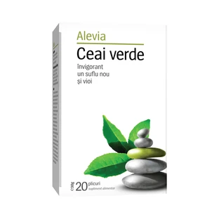 Зеленый чай, 20 пакетиков, Алевия