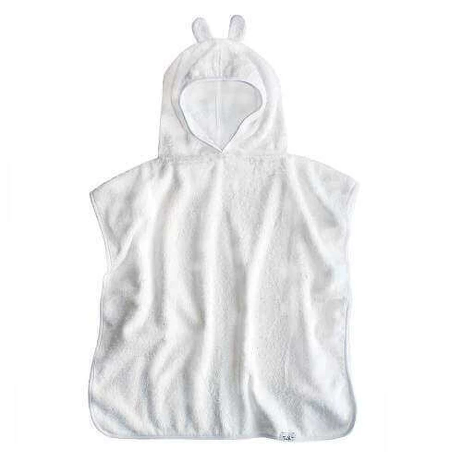 Полотенце-пончо с капюшоном и ушанкой, 2-6 лет, белый, Tuxi Brands: цены и характеристики