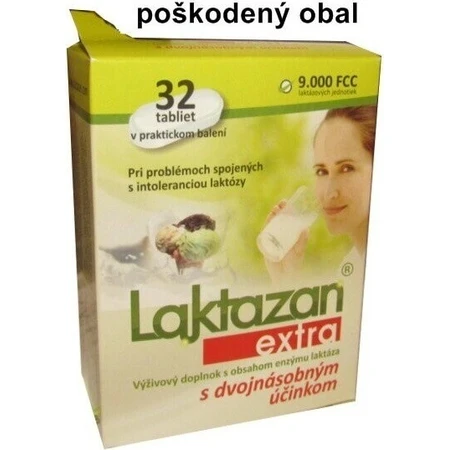 ЛАКТАЗАН екстра 1×32 тбл, дієтична добавка: ціни та характеристики