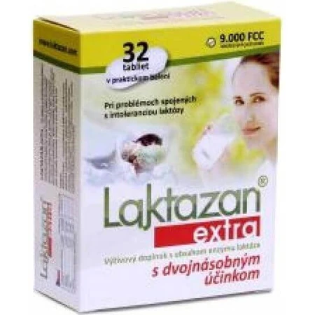 ЛАКТАЗАН екстра 1×32 тбл, дієтична добавка: ціни та характеристики