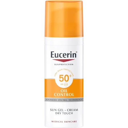 Eucerin SUN Захисний сонцезахисний гель для обличчя ОЛІЯ різних сортів 50 мл: ціни та характеристики