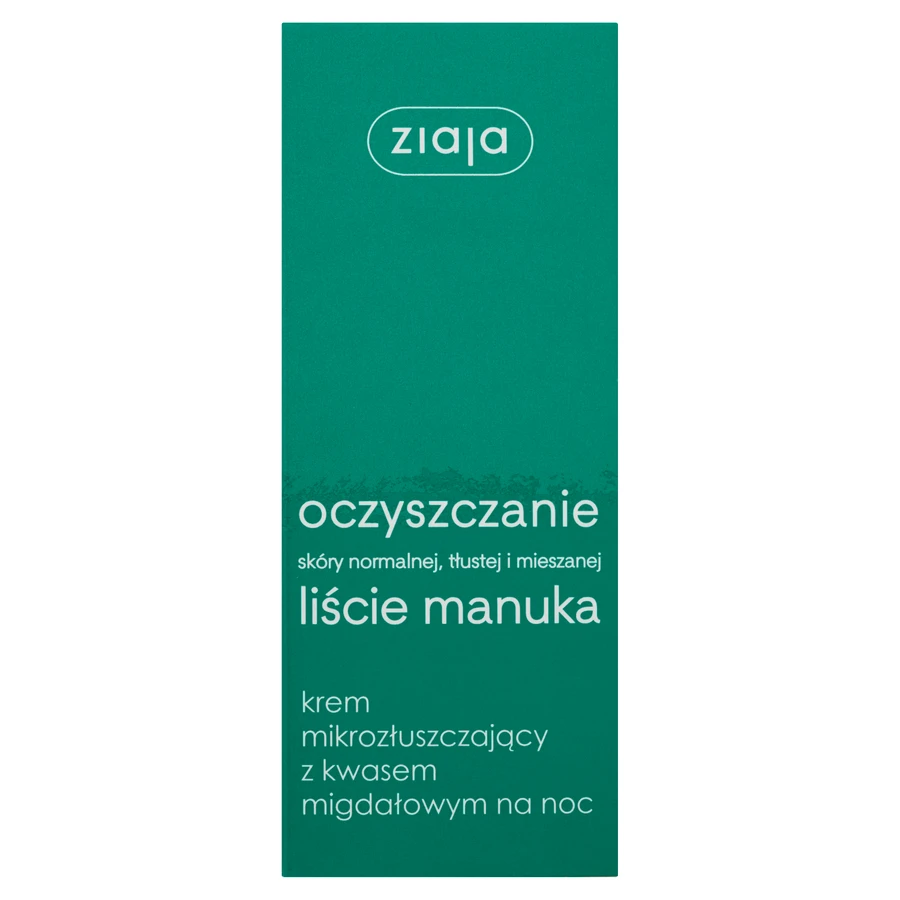 Ziaja Cleansing Manuka leaf, мікро-пілінг-крем з мандариновим листям, нічний, 50 мл: ціни та характеристики