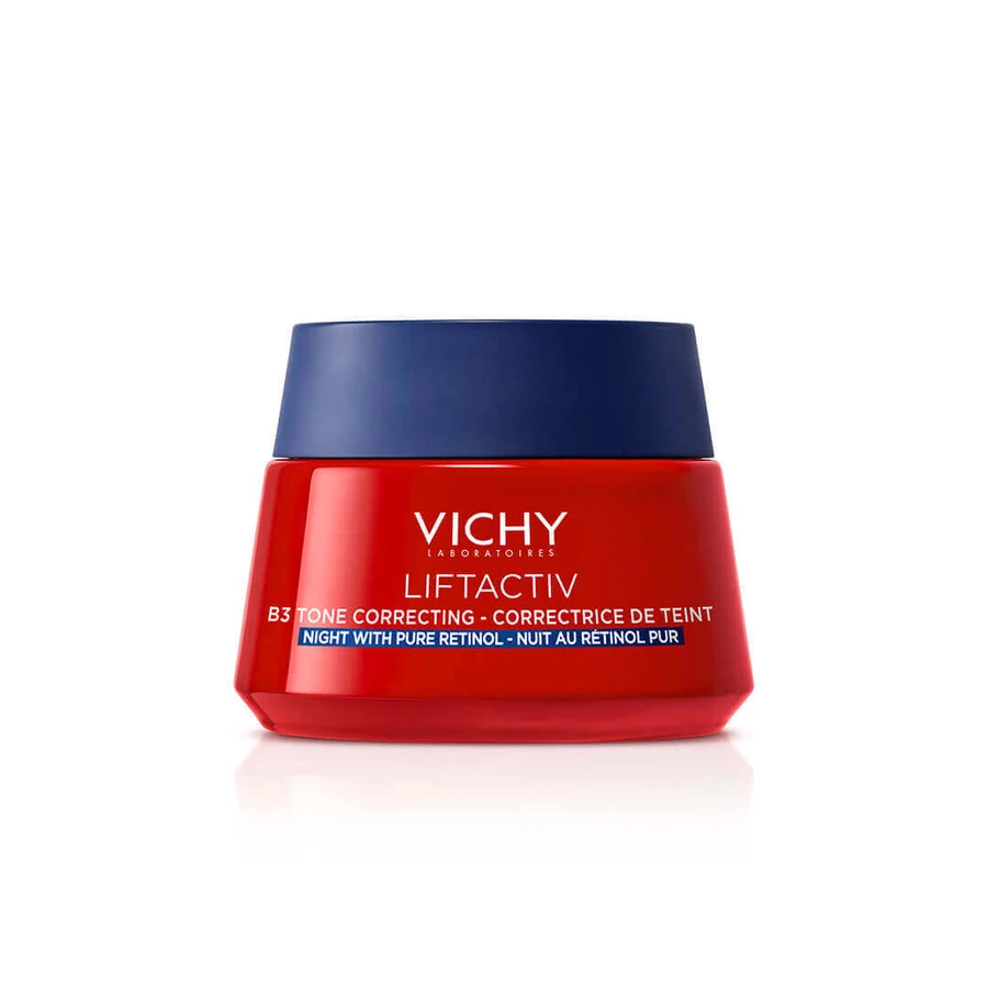 Нічний крем проти зморшок та пігментації з чистим ретинолом і ніацинамідом Liftactiv B3, 50 мл, Vichy: ціни та характеристики
