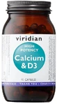 Viridian High Potency Calcium & D3 (кальций с витамином D3) 90 капсул