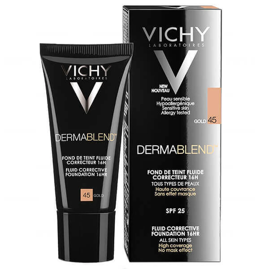 Vichy Dermablend Corrective Fluid Gold 45 30 мл: ціни та характеристики