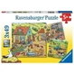 Пазл "Фермерська праця", 3х49 деталей, +5 років, Ravensburger