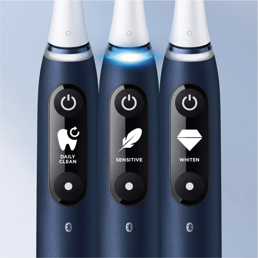 Oral-B EL.ZK iO Series 7 Sapphire Blue + шейкер + дорожній чохол: ціни та характеристики
