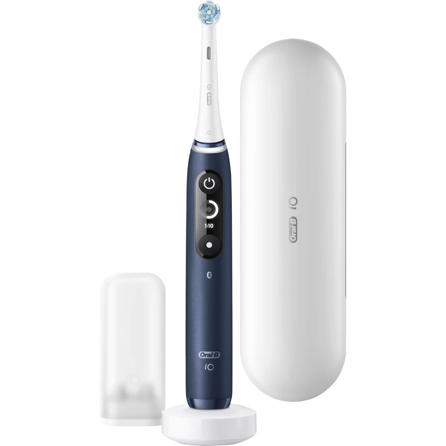 Oral-B EL.ZK iO Series 7 Sapphire Blue + шейкер + дорожній чохол: ціни та характеристики