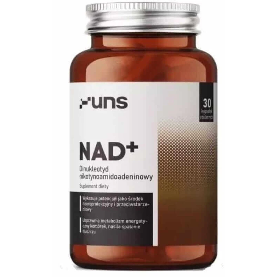 NAD+ Нікотинамід аденіндинуклеотид 30 капсул UNS: ціни та характеристики