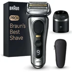 Электробритва Braun Series 9 PRO+, SmartCare, Wet & Dry, 9567cc, серебристый: цены и характеристики