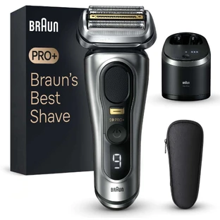 Электробритва Braun Series 9 PRO+, SmartCare, Wet & Dry, 9567cc, серебристый