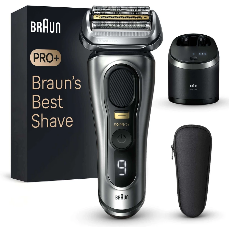 Электробритва Braun Series 9 PRO+, SmartCare, Wet & Dry, 9567cc, серебристый: цены и характеристики