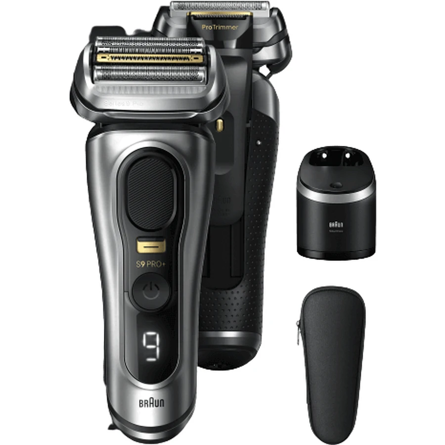 Электробритва Braun Series 9 PRO+, SmartCare, Wet & Dry, 9567cc, серебристый: цены и характеристики
