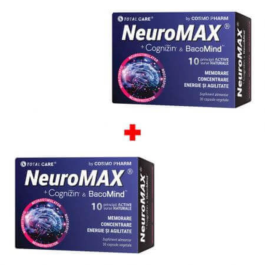 Нейромакс Cosmopharm, 30 + 30 капсул: цены и характеристики