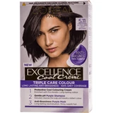 Loreal Paris EXCELLENCE CREME Стійка фарба для волосся з аміаком 5.11, 1 шт.