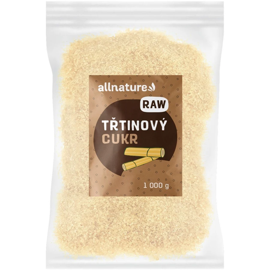 Allnature Цукор тростинний нерафінований RAW 1000 г: ціни та характеристики