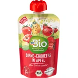 DmBio Грушевые пакеты с клубникой и яблоком, 100 г