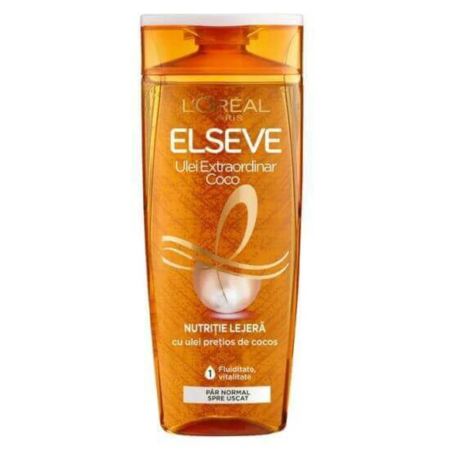 Шампунь для нормального та сухого волосся Extraordinary Coconut Oil, 250 мл, Elseve: ціни та характеристики