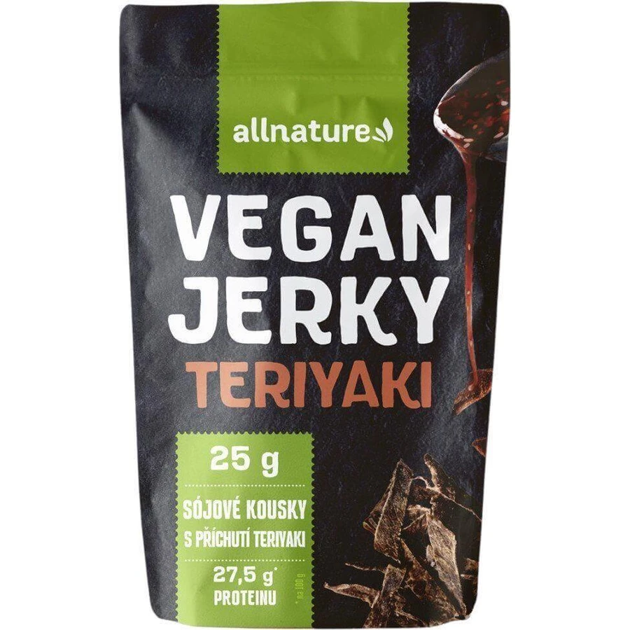 В'ялене м'ясо Allnature Vegan Теріякі 25 г: ціни та характеристики