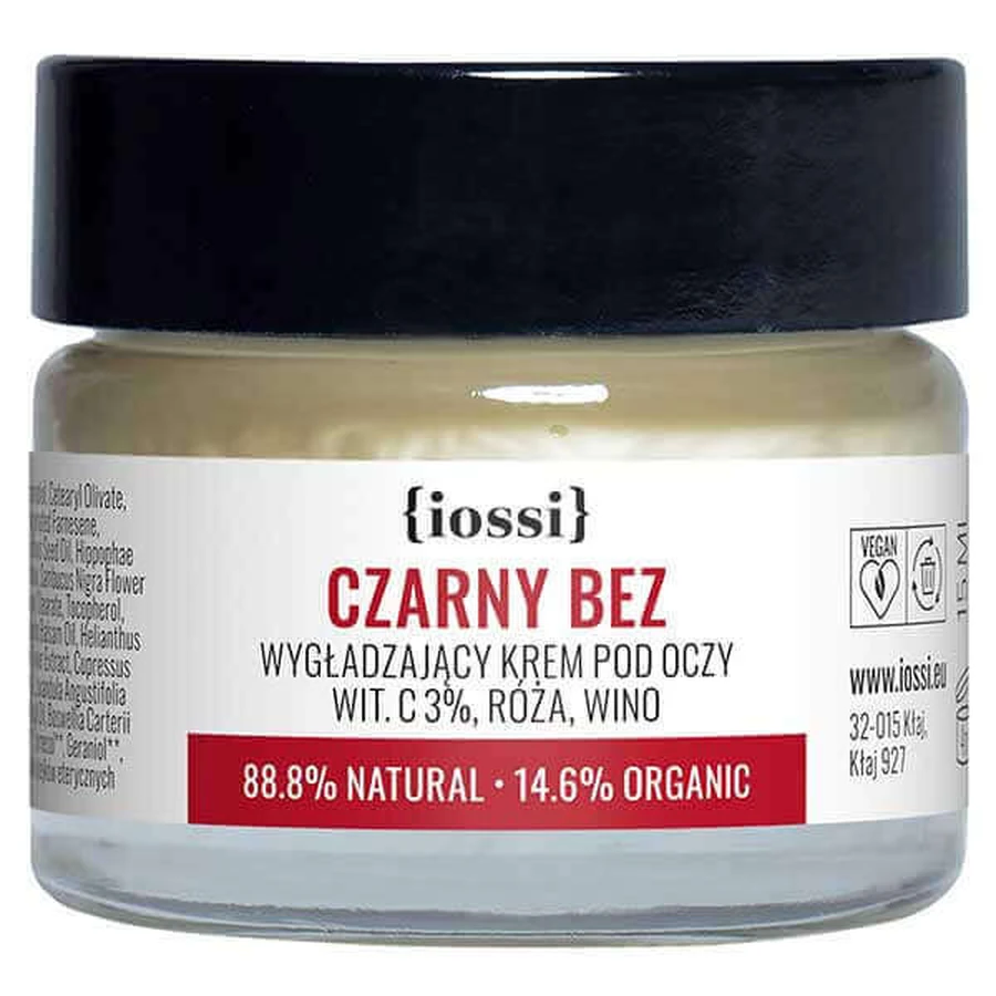 Iossi Black Elderberry Concentrating Eye Cream Vitamin C 3% amp; rose amp; wine, 15ml: цены и характеристики