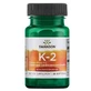 Swanson K-2, витамин K 50 мкг с наттокиназой, 30 эл. капсул