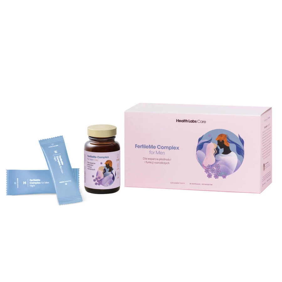 Комплекс для чоловіків HealthLabs FertileMe, 30 капсул + 30 пакетиків: ціни та характеристики