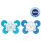 Chicco Physio Comfort Силіконова пустушка для хлопчика Dots/Macko 6-16м 2 шт.