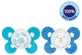 Chicco Physio Comfort силиконовая пустышка для мальчика Dots/Macko 6-16м 2 шт