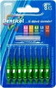 Розмір Denticol. 0,8 мм, міжзубна щітка з плоскою ручкою 1×8 шт, міжзубна щітка