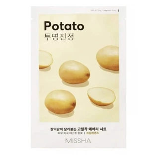 Осветляющая маска Airy Fit с экстрактом картофеля, 19 г, Missha