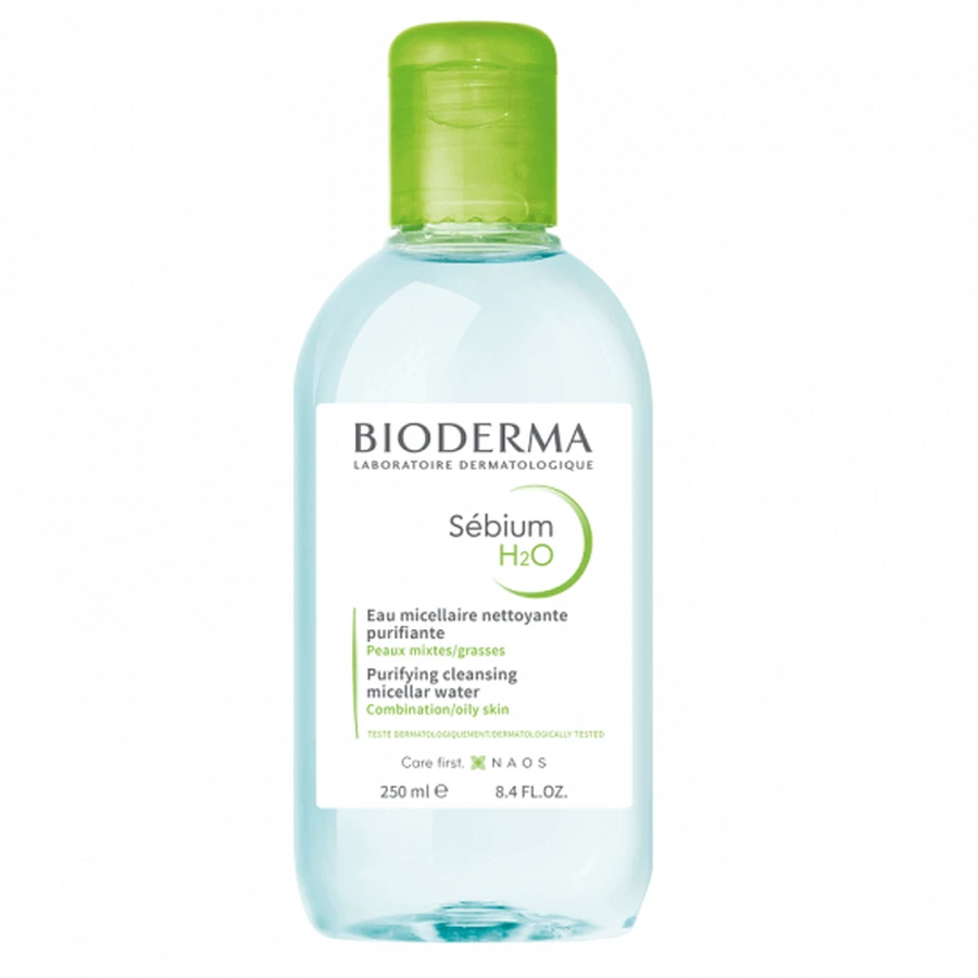 Bioderma Sebium H2O Мицеллярный раствор для комбинированной и жирной кожи, 250 мл: цены и характеристики