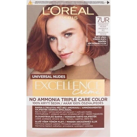 L'Oréal Paris Excellence Nudes Copper 7UR Універсальна мідь 1×1 шт, стійка фарба для волосся: ціни та характеристики