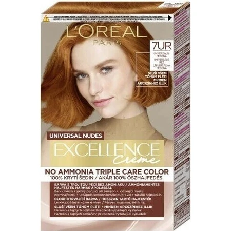 L'Oréal Paris Excellence Nudes Copper 7UR Універсальна мідь 1×1 шт, стійка фарба для волосся: ціни та характеристики