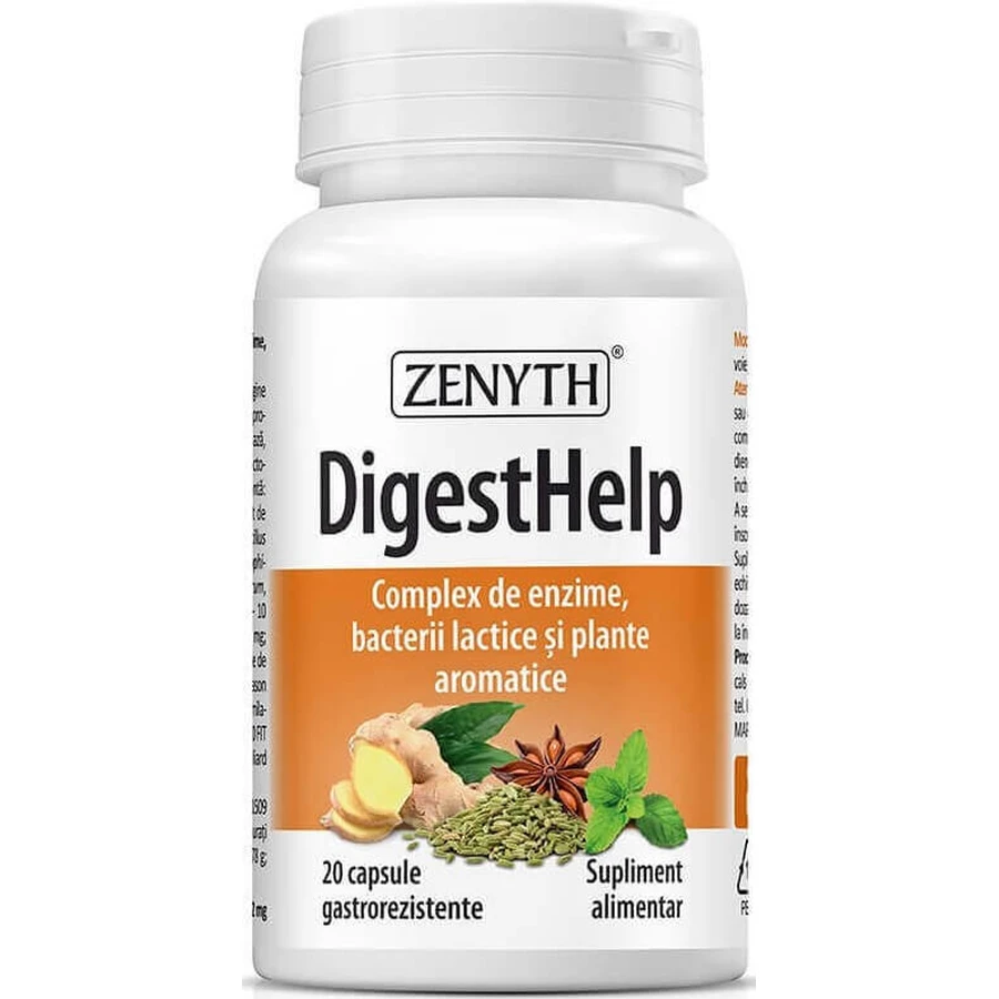 DigestHelp Zenyth, 20 гастрорезистентних капсул: ціни та характеристики