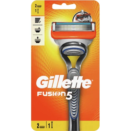 Бритва Gillette Fusion + 2 головки: ціни та характеристики