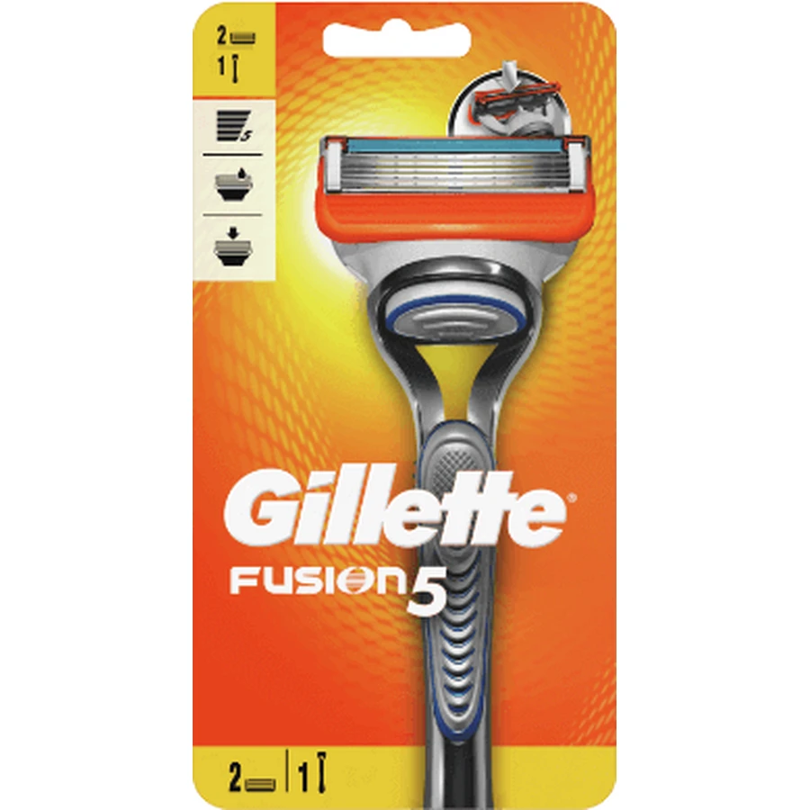 Бритва Gillette Fusion + 2 головки: ціни та характеристики