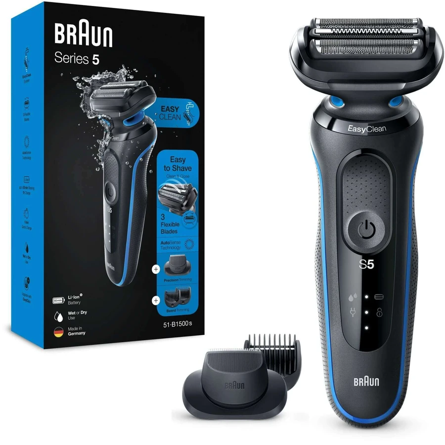 Braun Series 5 51-B1500s Blue: ціни та характеристики